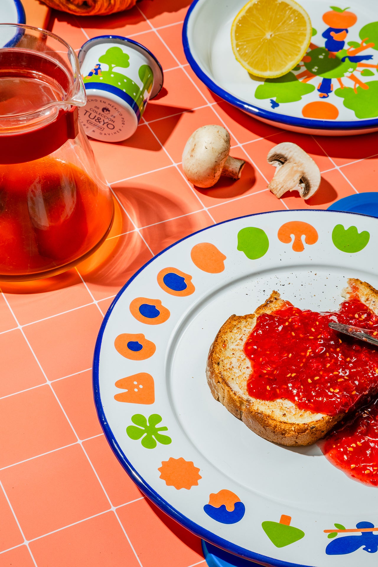 Vajilla de peltre Tú & Yo x Daviher Loredo