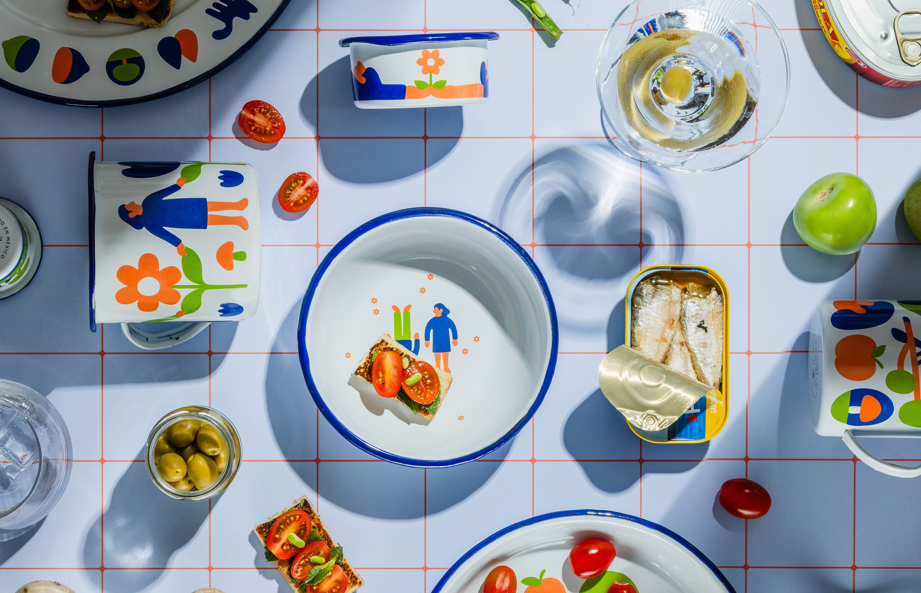 Vajilla de peltre Tú & Yo x Daviher Loredo