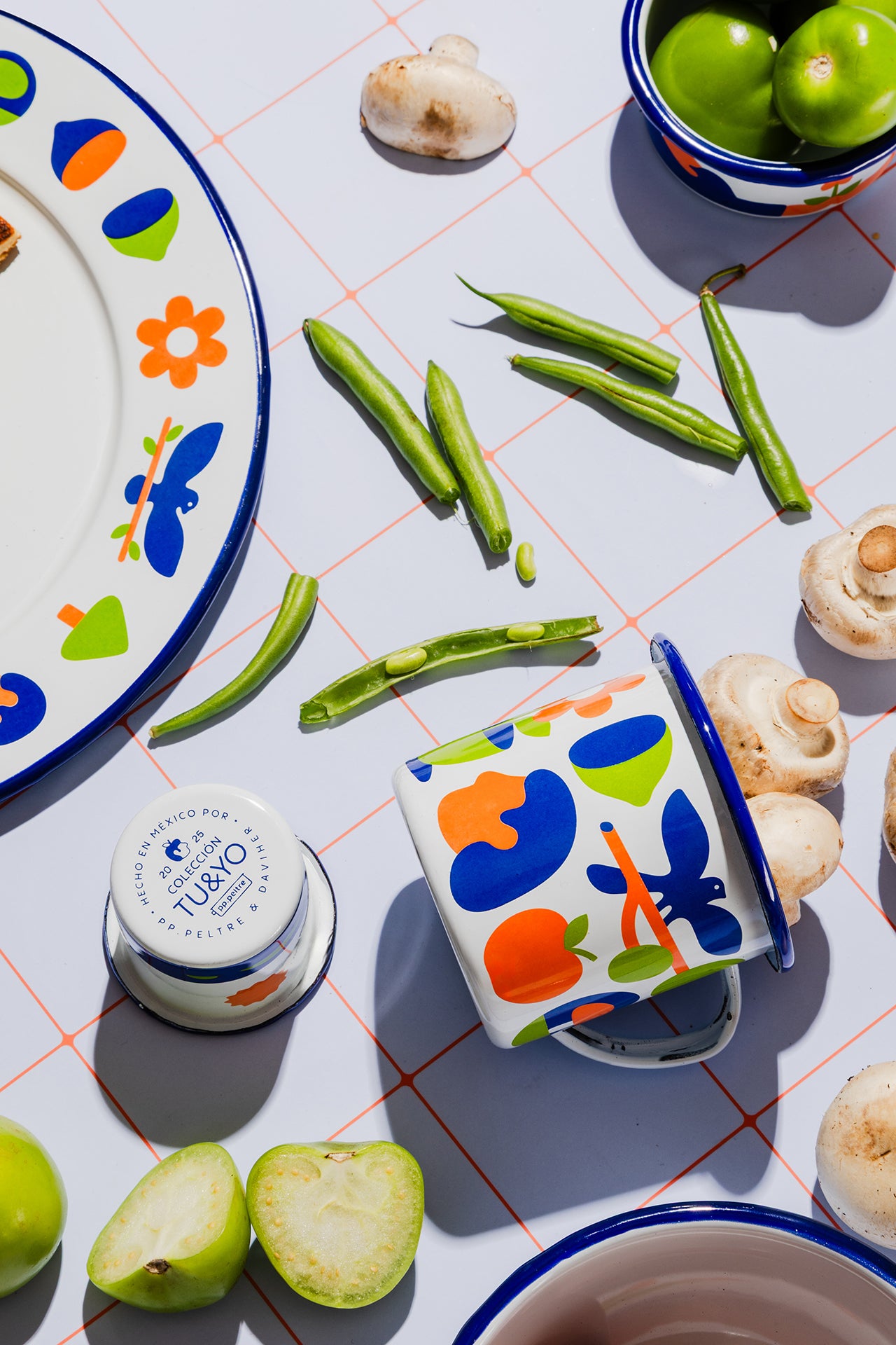 Vajilla de peltre Tú & Yo x Daviher Loredo