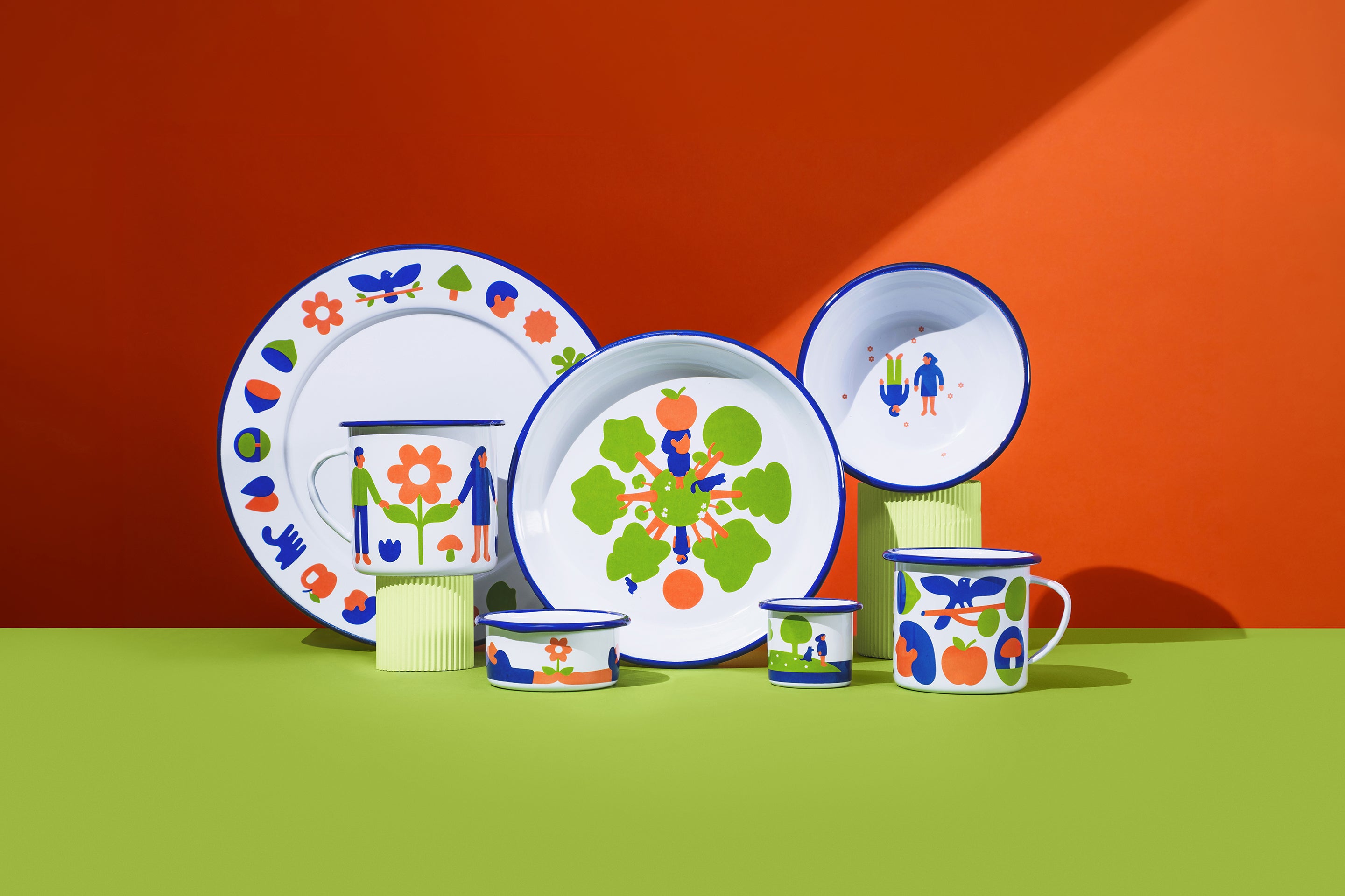 Vajilla de peltre Tú & Yo x Daviher Loredo