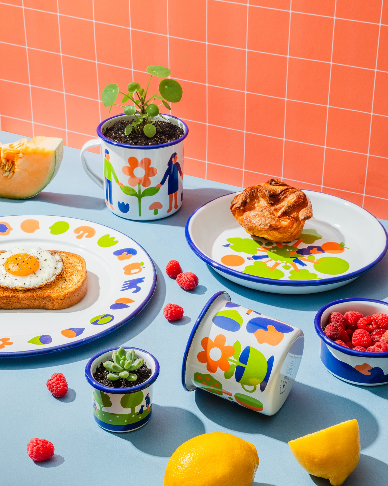 Vajilla de peltre Tú & Yo x Daviher Loredo