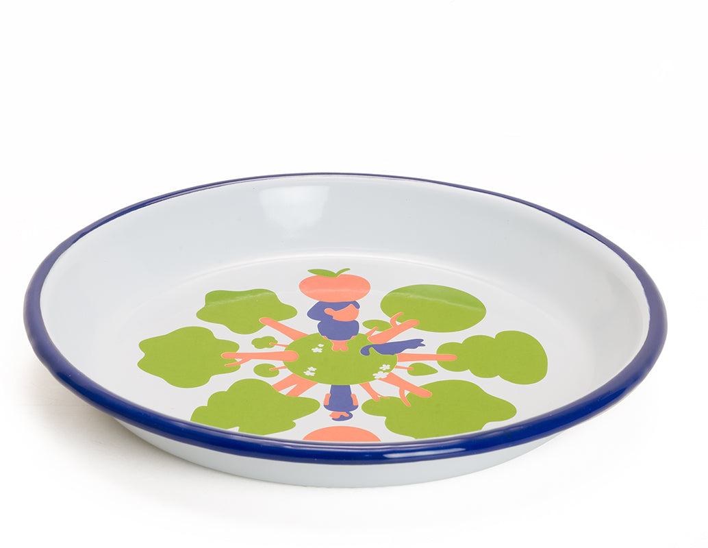 Plato hondo de peltre colección Tú & Yo x Daviher