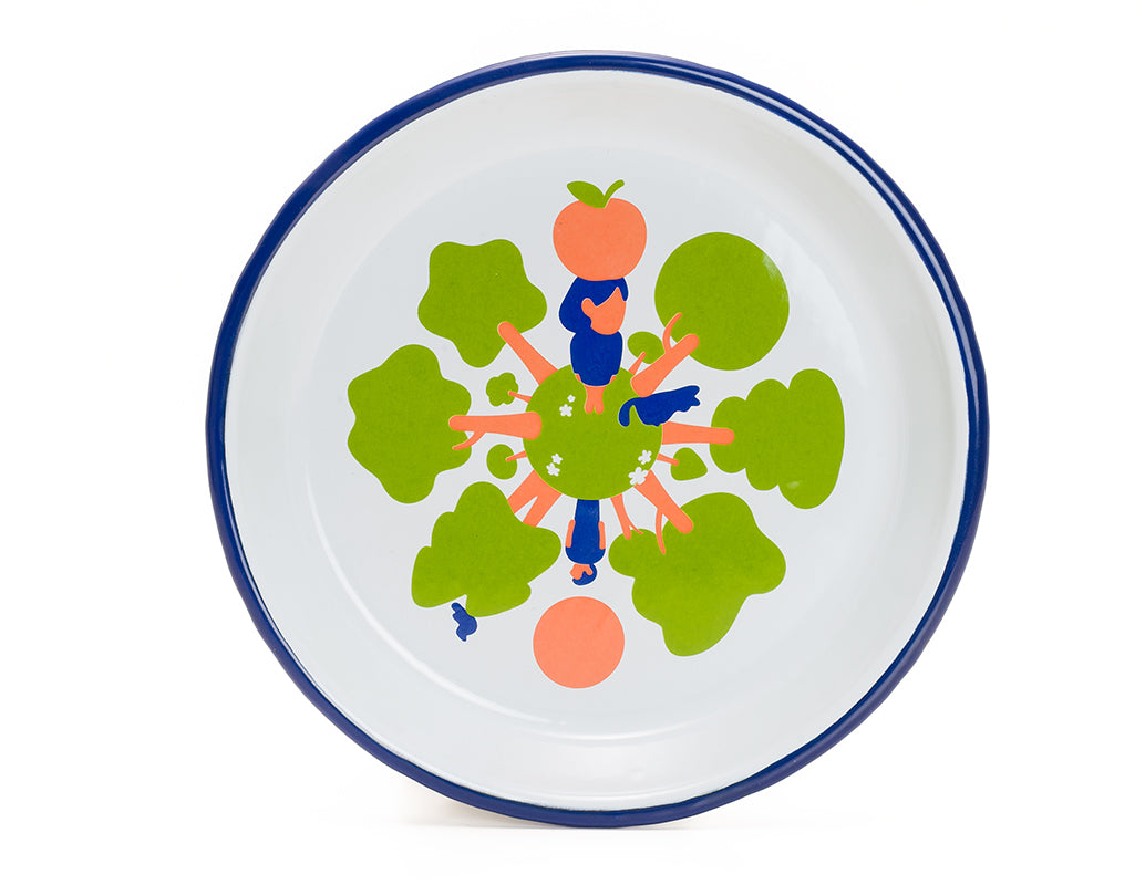 Plato hondo de peltre colección Tú & Yo x Daviher