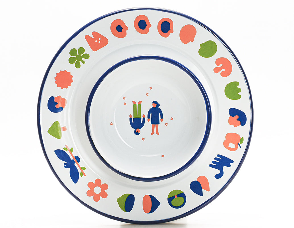 Vajilla de peltre Tú & Yo x Daviher Loredo