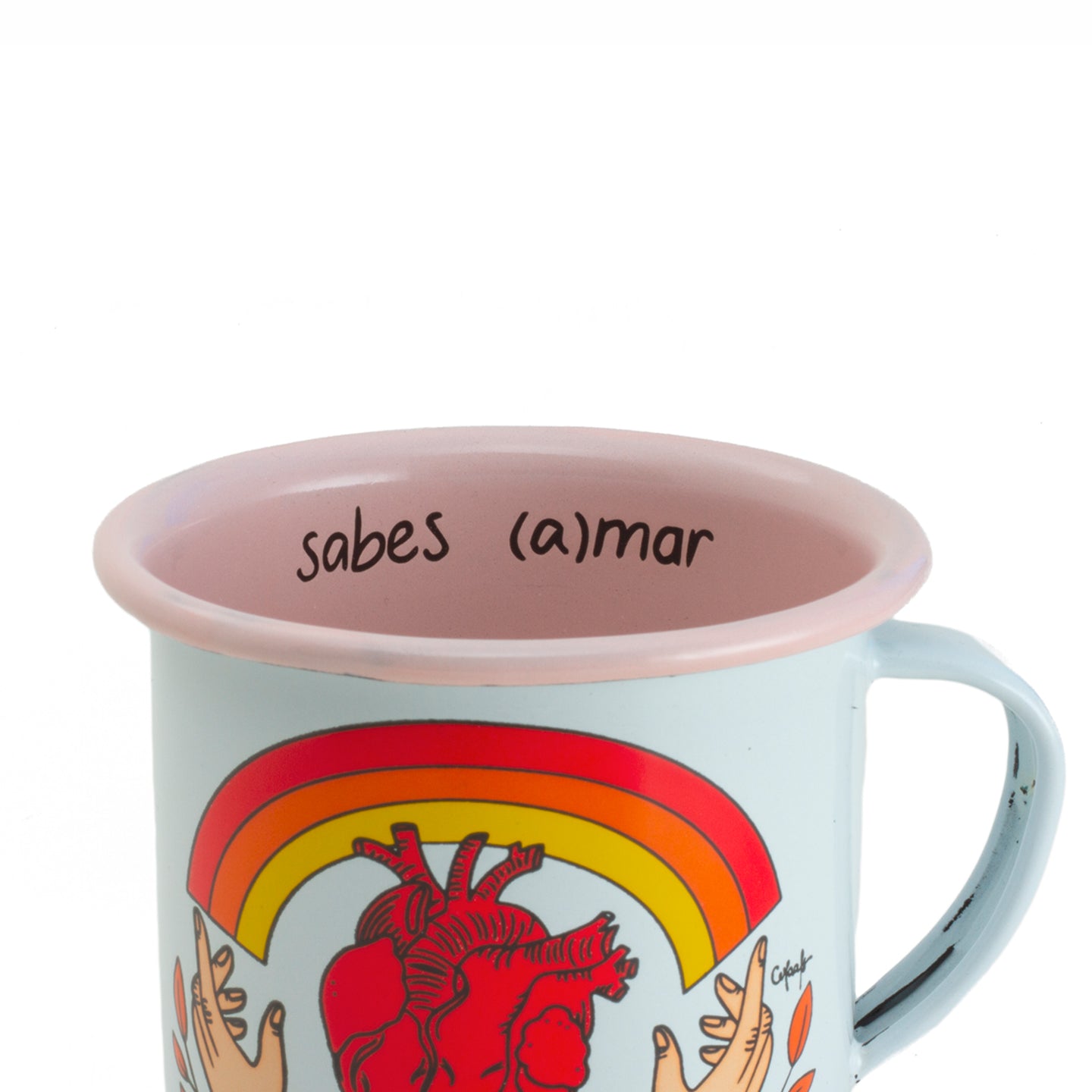 Taza de mesa Amar edición en colaboración con @cecilia.maafs